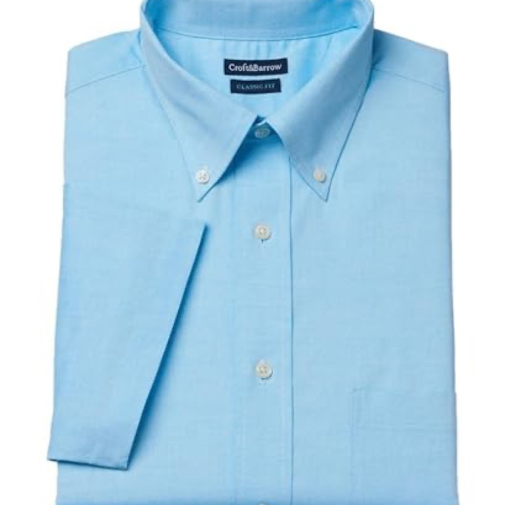 Croft & Barrow Men's Light Blue Dress Shirt